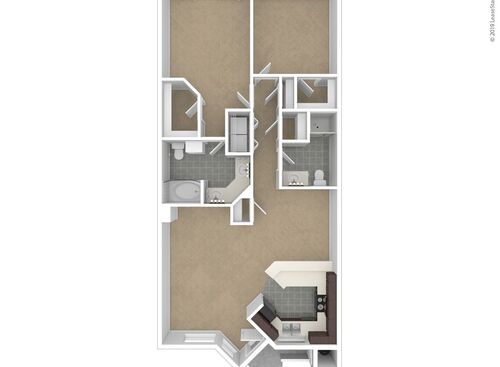 Westwood Bluffs--A 55+ Community - The Sequoia - 2 bed - 2 bath - 1124 sf