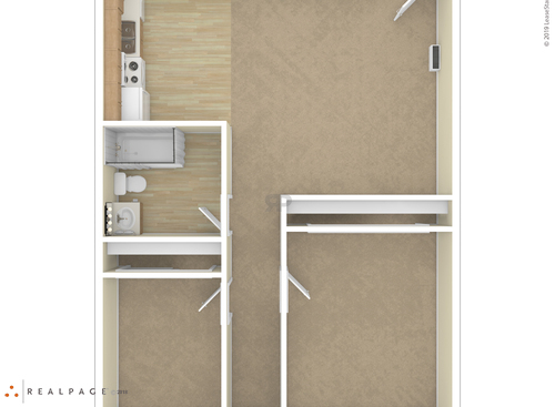 2 Bedroom: Beds - 2: Baths - 1: SqFt Range - 753 to 753