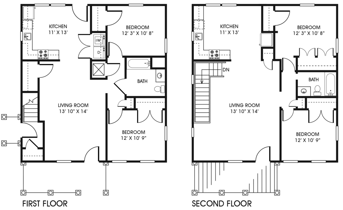 Broad Creek Apartments Floor Plans