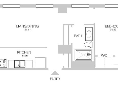 The Statler - One Bedroom Suite Series 14 - 1 bed - 1 bath - 684 sf