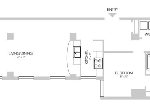 The Statler - One Bedroom Suite Series 15 - 1 bed - 1 bath - 1107 sf