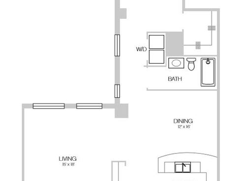 The Statler - One Bedroom Suite Series 18 - 1 bed - 1 bath - 1100 sf