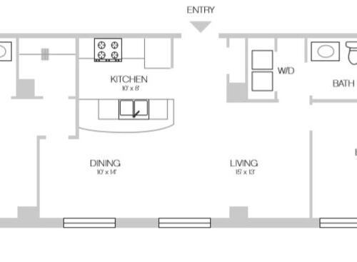 The Statler - Two Bedroom Suite Series 21 - 2 bed - 2 bath - 1160 sf