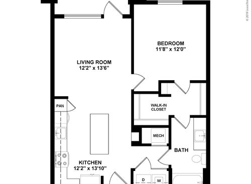 Serenity: Beds - 1: Baths - 1: SqFt Range - 794 to 794