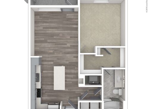 Serenity: Beds - 1: Baths - 1: SqFt Range - 794 to 794