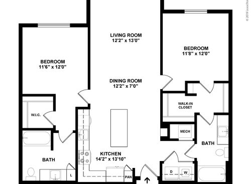 Alluring: Beds - 2: Baths - 2: SqFt Range - 1120 to 1120