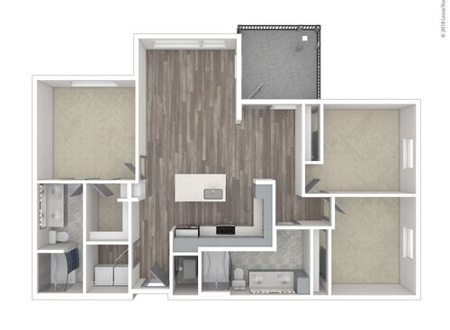 Exquisite: Beds - 3: Baths - 2: SqFt Range - 1394 to 1394