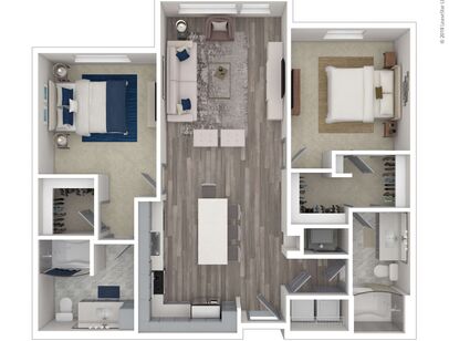 Alluring: Beds - 2: Baths - 2: SqFt Range - 1120 to 1120