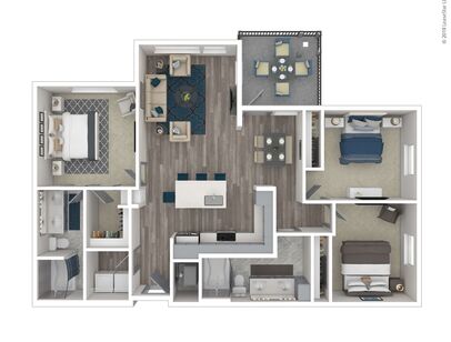 Exquisite: Beds - 3: Baths - 2: SqFt Range - 1394 to 1394