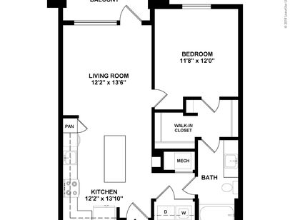 Serenity: Beds - 1: Baths - 1: SqFt Range - 794 to 794