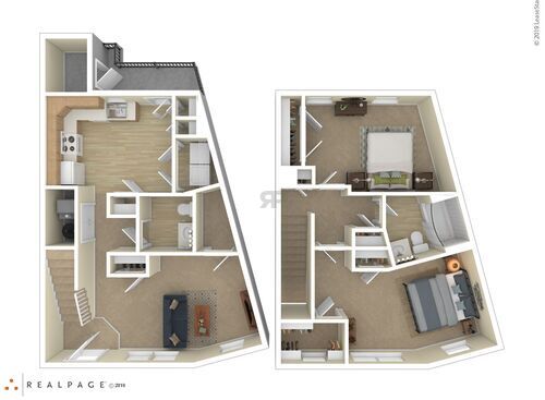 Key's Pointe - 2 Bedroom - 2 bed - 1 bath - 1041 sf