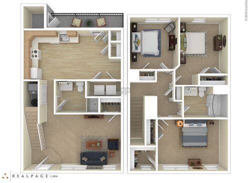 Key's Pointe - 3 Bedroom - 3 bed - 1 bath - 1384 sf