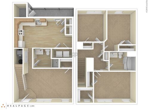 Key's Pointe - 3 Bedroom - 3 bed - 1 bath - 1384 sf