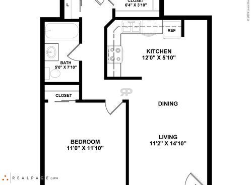 Chaparral - 1 Bedroom - 1 bed - 1 bath - 690 sf