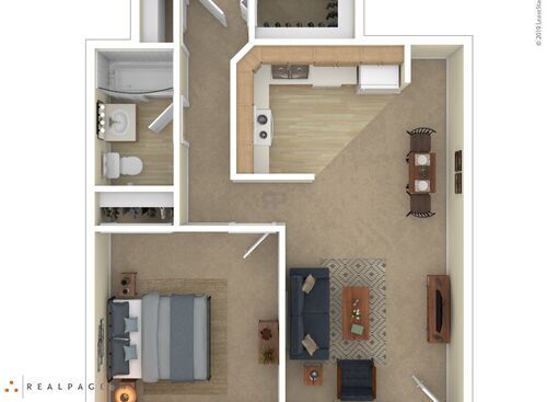 Chaparral - 1 Bedroom - 1 bed - 1 bath - 690 sf