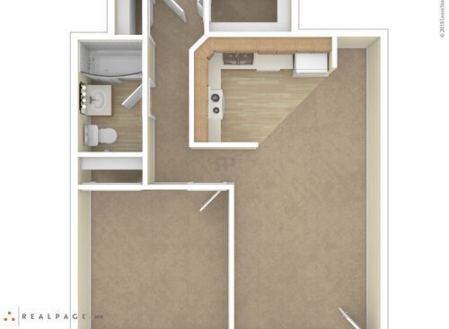 Chaparral - 1 Bedroom - 1 bed - 1 bath - 690 sf