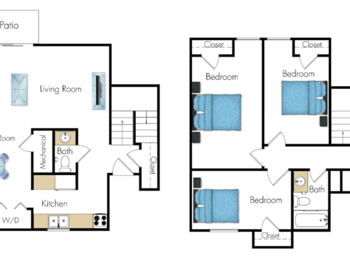 Thalia Landing Apartments - 3 Bed Townhouse Low Income - 3 bed - 1.5 bath - 1250 sf