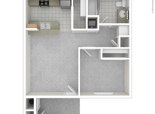 Bungaloo: Beds - 1: Baths - 1: SqFt Range - 624 to 624