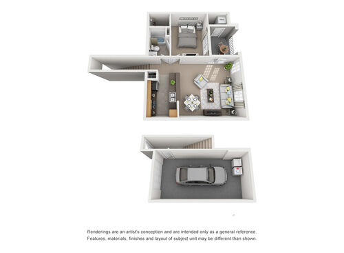 Avondale - Capri - 1 bed - 1 bath - 835 sf