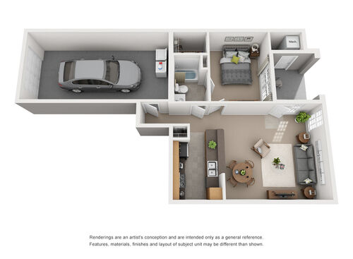 Avondale - Carlo - 1 bed - 1 bath - 730 sf