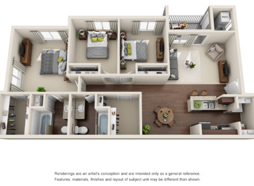 Westwinds - The Schooner - 3 bed - 2 bath - 1150 sf