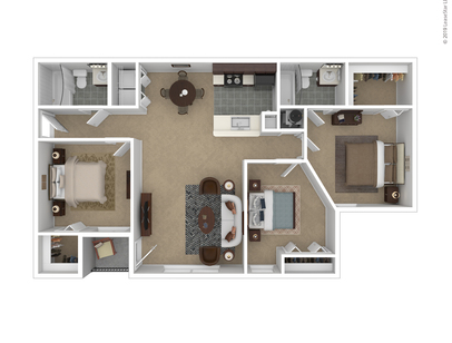 Birchwood: Beds - 3: Baths - 2: SqFt Range - 1102 to 1102
