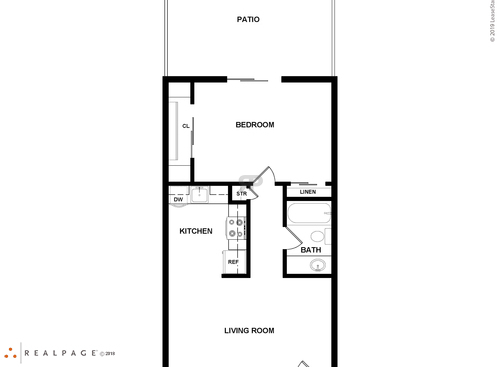 One Bedroom : Beds - 1: Baths - 1: SqFt Range - 700 to 700