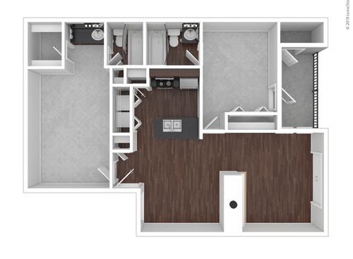 B2: Beds - 2: Baths - 2: SqFt Range - 866 to 866