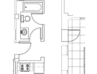The Rockefeller  - Merrimac - Studio bed - 1 bath - 580 sf
