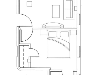 The Rockefeller  - Junior - 1 bed - 1 bath - 642 sf