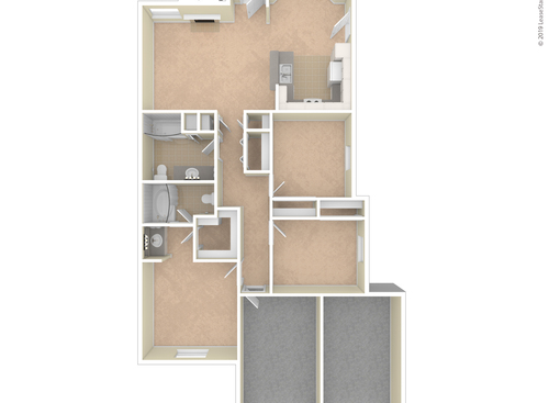 August: Beds - 3: Baths - 2: SqFt Range - 1560 to 1560
