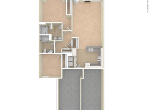 Grandeur: Beds - 2: Baths - 2: SqFt Range - 1260 to 1260