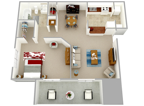 The Waterman 1 Bedroom Apartment in Yorktown, VA