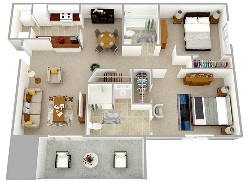 The Williamsburg 2 Bedroom Apartment in Yorktown, VA