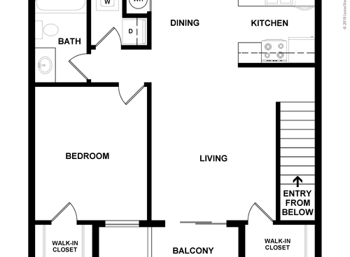 A3R: Beds - 1: Baths - 1: SqFt Range - 680 to 680