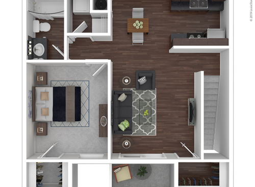 A3R: Beds - 1: Baths - 1: SqFt Range - 680 to 680
