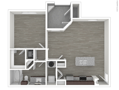 A1: Beds - 1: Baths - 1: SqFt Range - 804 to 804