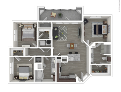 C1: Beds - 3: Baths - 2: SqFt Range - 1154 to 1154