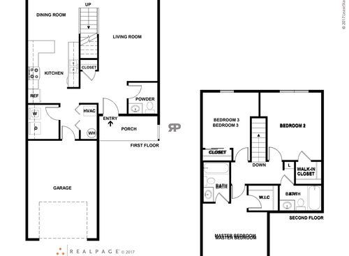 The Residences at Town Center - Townsfair with Garage - 3 bed - 2.5 bath - 1448 sf