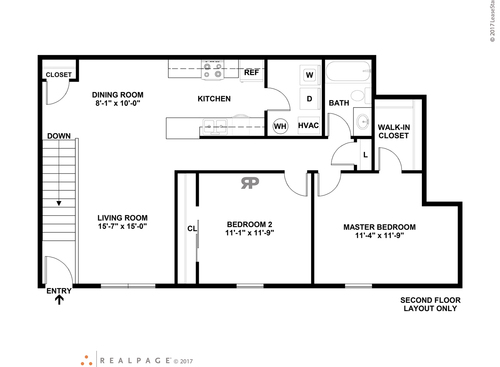 Watkins Glen Apartments - Chillmark - 2 bed - 1 bath - 1064 sf