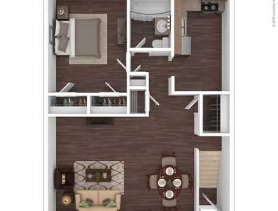1 Bed 1 Bath: Beds - 1: Baths - 1: SqFt Range - 560 to 560