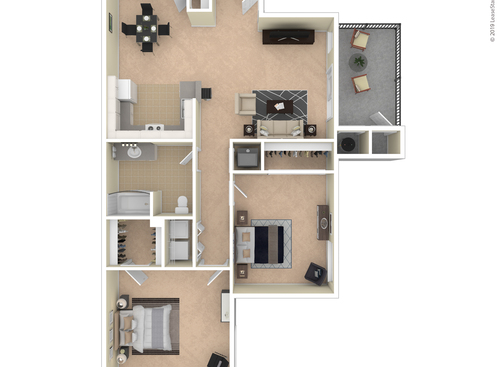 Oxford: Beds - 2: Baths - 1: SqFt Range - 998 to 998
