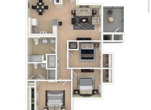 Princeton: Beds - 3: Baths - 2: SqFt Range - 1198 to 1198