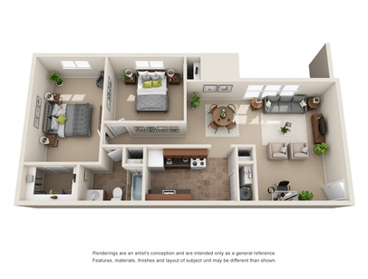 The Willow 2 Bedroom Apartment in Portsmouth VA