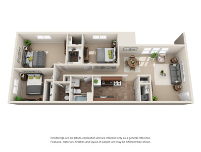 The Sequoia 3 Bedroom Apartment in Portsmouth VA