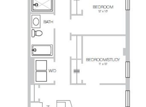 The Statler - Three Bedroom 1426 - 3 bed - 2 bath - 1347 sf