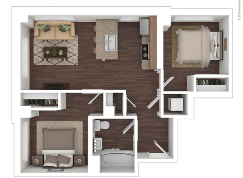 A: Beds - 2: Baths - 1: SqFt Range - 1 to 1