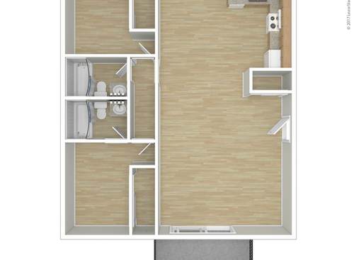 2X2: Beds - 2: Baths - 2: SqFt Range - 956 to 956