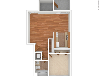 The Saxon: Beds - 1: Baths - 1: SqFt Range - 612 to 612