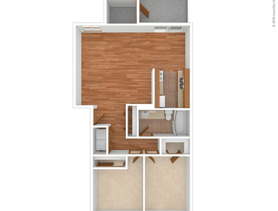 The Shire: Beds - 2: Baths - 1: SqFt Range - 847 to 847